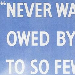 Winston Churchill’s famous Battle of Britain address, adapted here for a wartime poster, is one example of a remnant of the Verb Second constraint in English, which could hint at the existence of a universal grammar. 