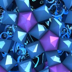 Impression of rapidly flowing ionic diffusion within a niobium tungsten oxide