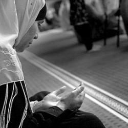 Woman praying