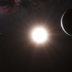 Artist’s impression of the planet around Alpha Centauri B