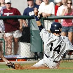 A home run in a baseball game