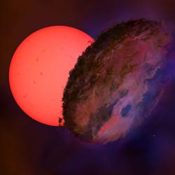 Artist's impression of the binary star VVV-WIT-08