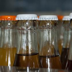 Bottles of soft drink