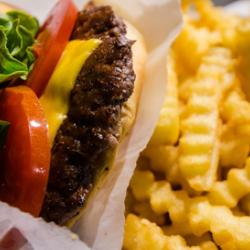 Shake Shack burger and fries