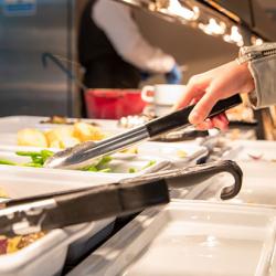 A Cambridge college cafeteria