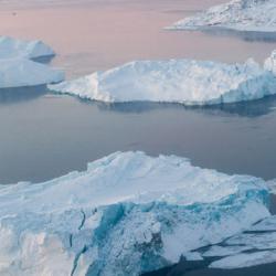 Icebergs in Ilulissat Icefjord, Greenland