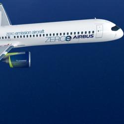 Hydrogen turbofan aircraft 