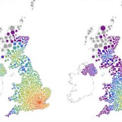 Geographic patterns of spread of influenza pandemic
