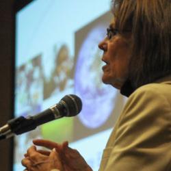 Margaret Leinen at the 2012 AGU Fall Meeting