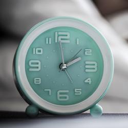 Alarm clock at night