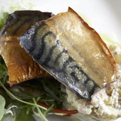 Mackerel with potato salad