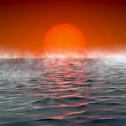 Artist's impression of a Hycean planet