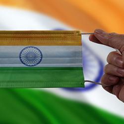 India flag face mask. Image by Gerd Altmann from Pixabay