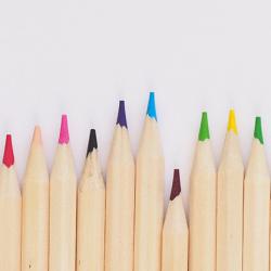 coloured pencils