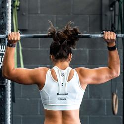Woman lifting weights