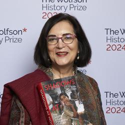 Joya Chatterji at the award ceremony for the Wolfson History Prize 2024