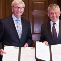 At the signing of the Memorandum of Understanding