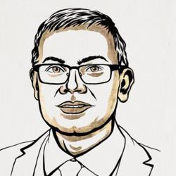 Left: Demis Hassabis; Right: John Jumper