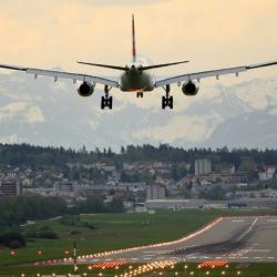 Airplane landing