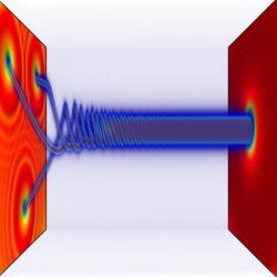 Stable giant quantum vortices 