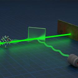 Artist's impression of a quantum metrology device