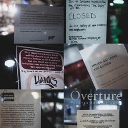 Closed signs