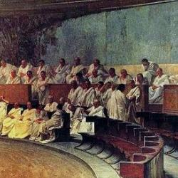 "Maccari-Cicero" by Cesare Maccari. Licensed under Public Domain via Wikimedia Commons 