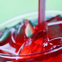 Soft drink with ice