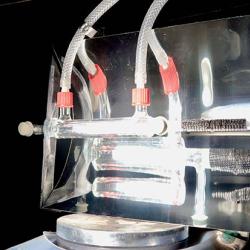 Solar-powered flow reactor