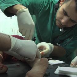 Medical workers in Syria
