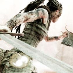 A still from the game Hellblade.