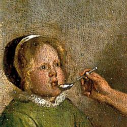 Jan Steen, Mother and Child (17th-century painting). Image courtesy of York Museums Trust