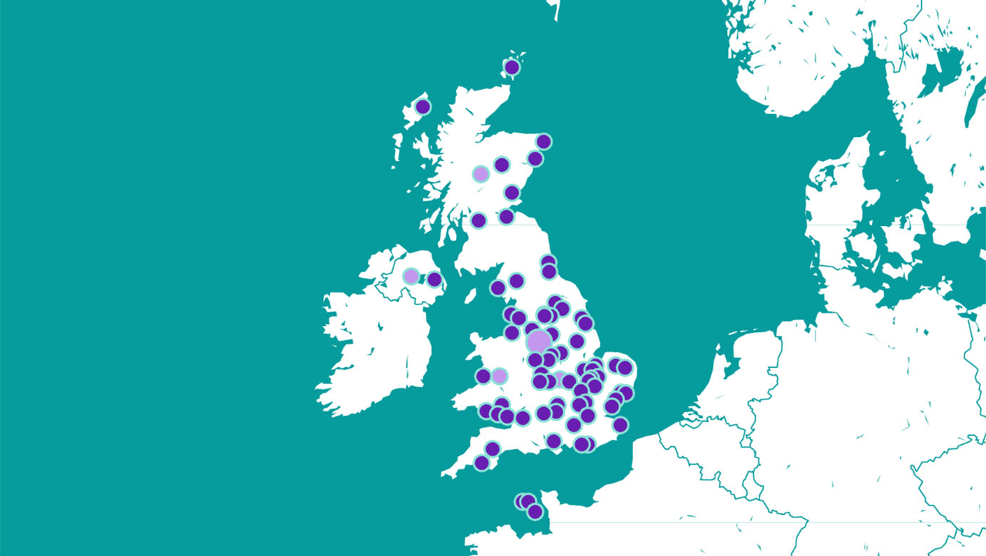 UK impact map