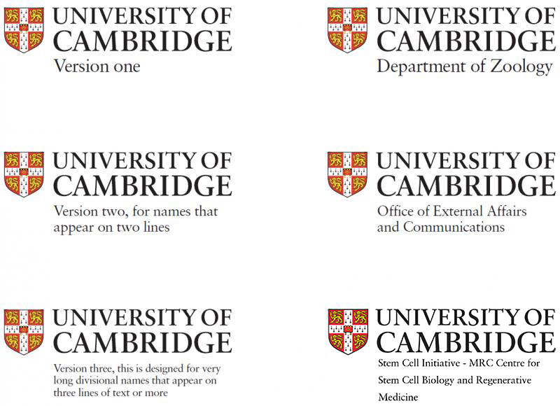 Departmental logos | University of Cambridge