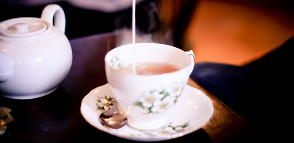 Who first 2025 drank tea