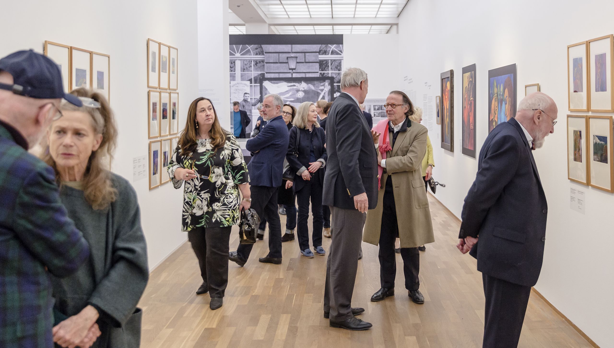 The exhibition space in its opening week. Photo: David von Becker
