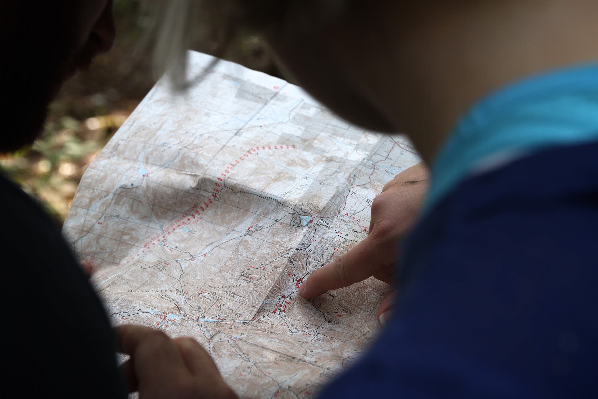 Map - finding information and the way somewhere