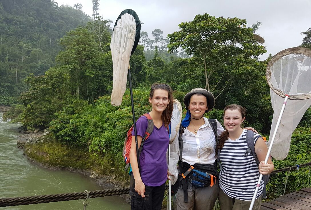 Kathy Darragh (right) with colleagues in Panama. Photo courtesy of Kathy Darragh