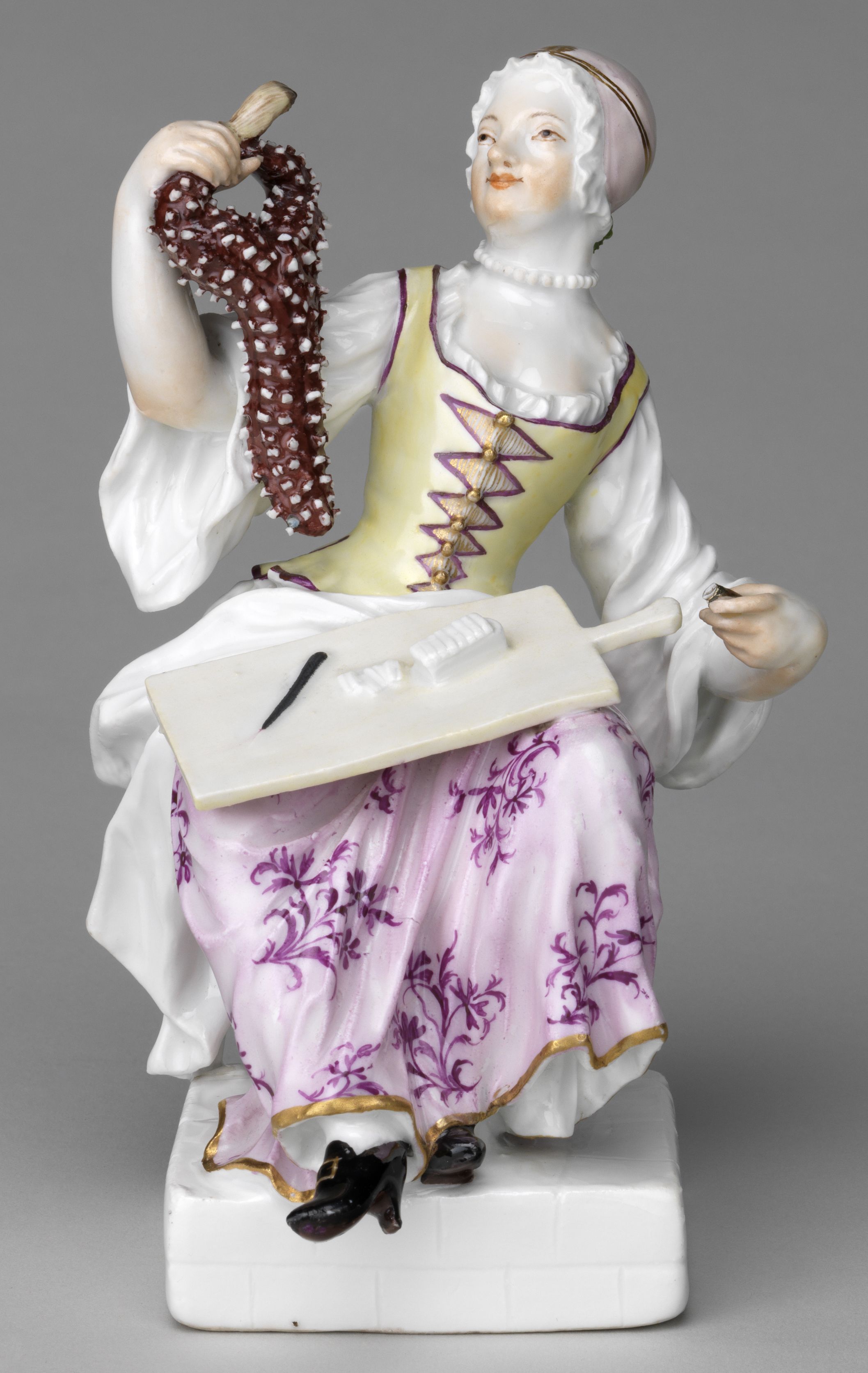 Female cook holding a larded hare, Meissen Porcelain Factory, Dresden, c.1750. Fitzwilliam Museum, Cambridge.