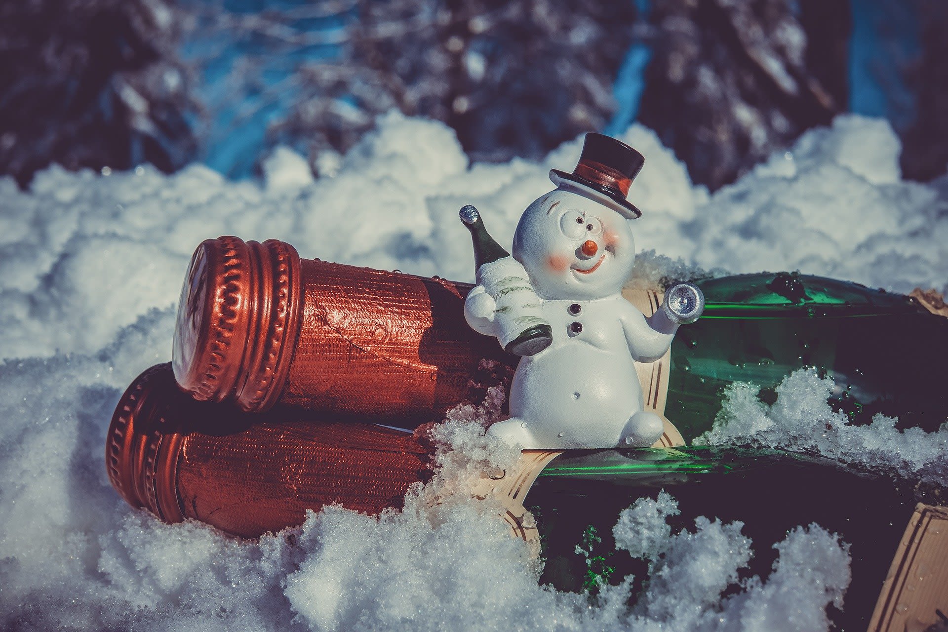 Drunk Man Has Sex With Snowman