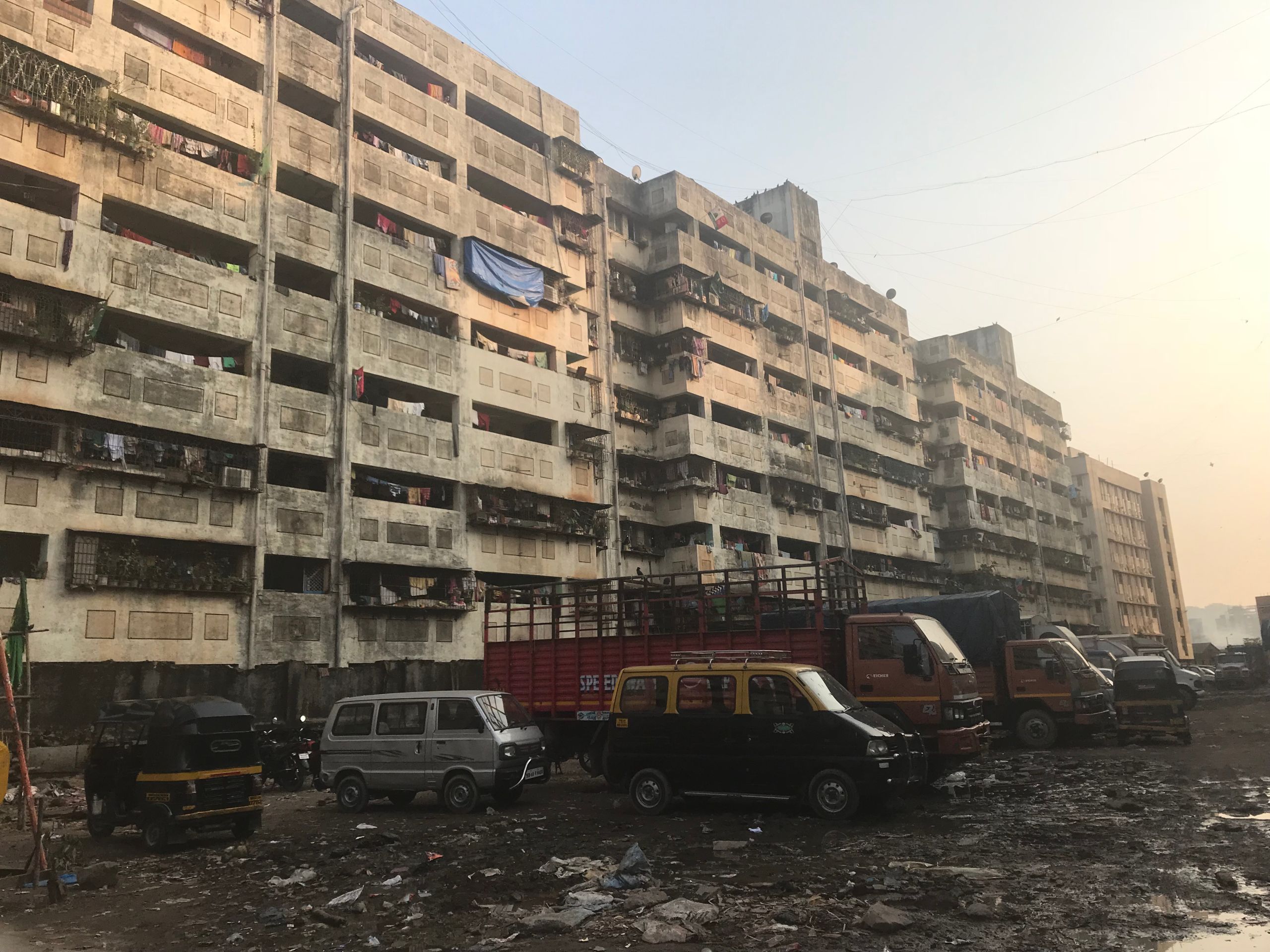 Slum rehabilitation housing in Mumbai, India (2017). Courtesy of Ronita Bardhan