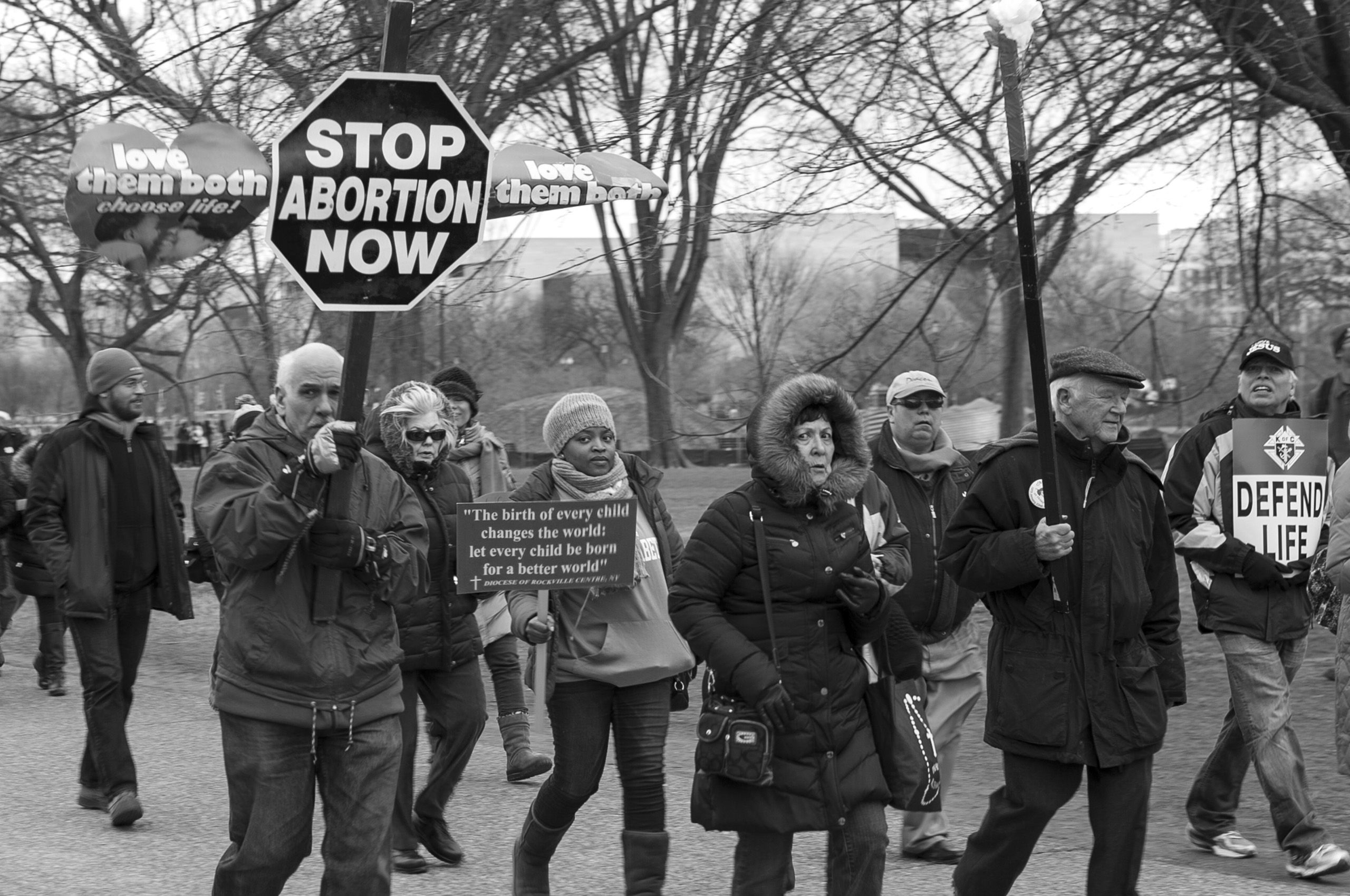 Anti-abortion protesters