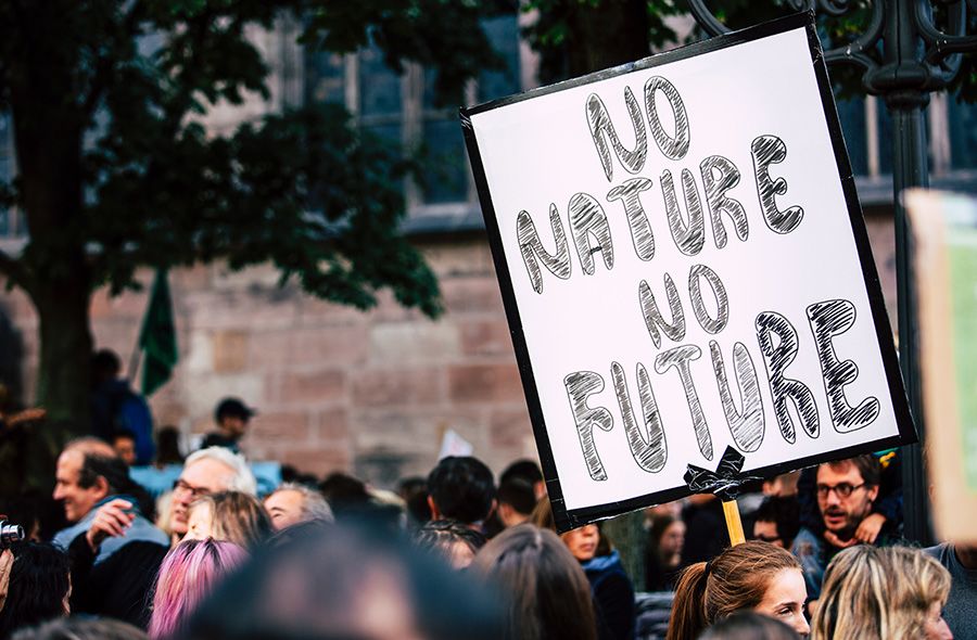 Global climate change strike