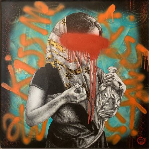 Painting by Jelbert Karami