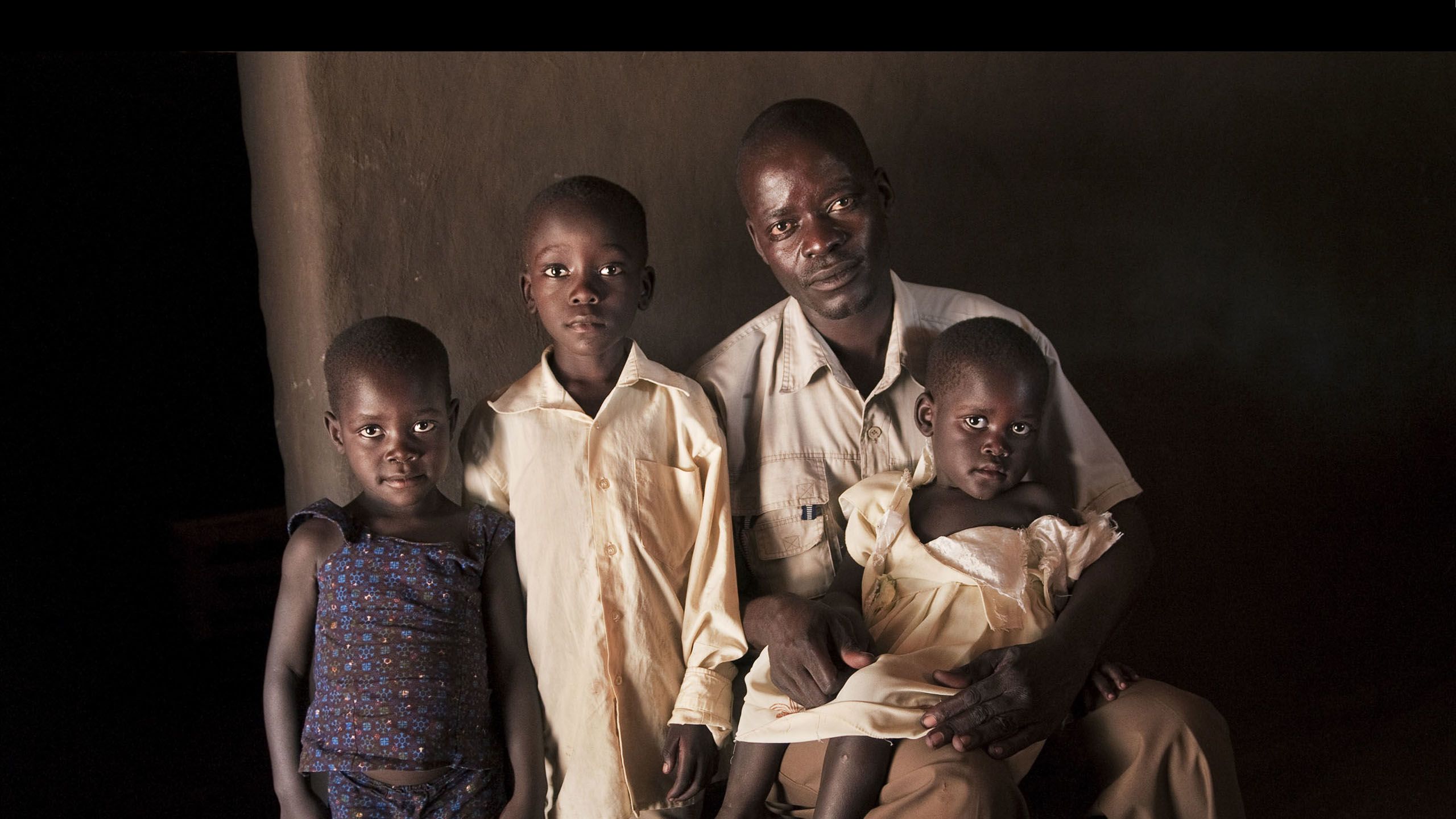 Valente Inziku, whose wife Jennifer died in childbirth in Arua, Uganda (photography: Tadej Znidarcic)