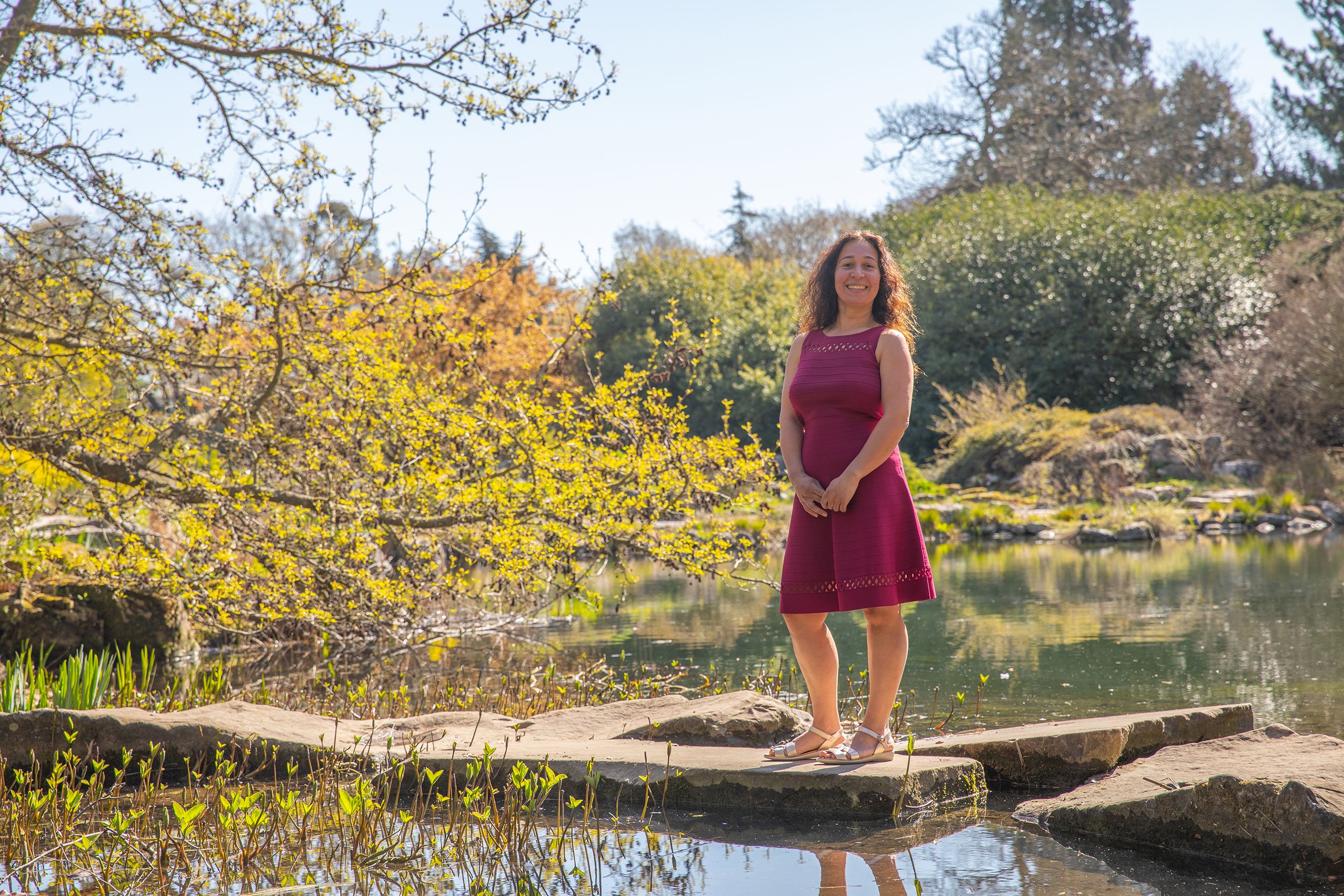 Antoinette Nestor in the Botanic Gardens by Lloyd Mann