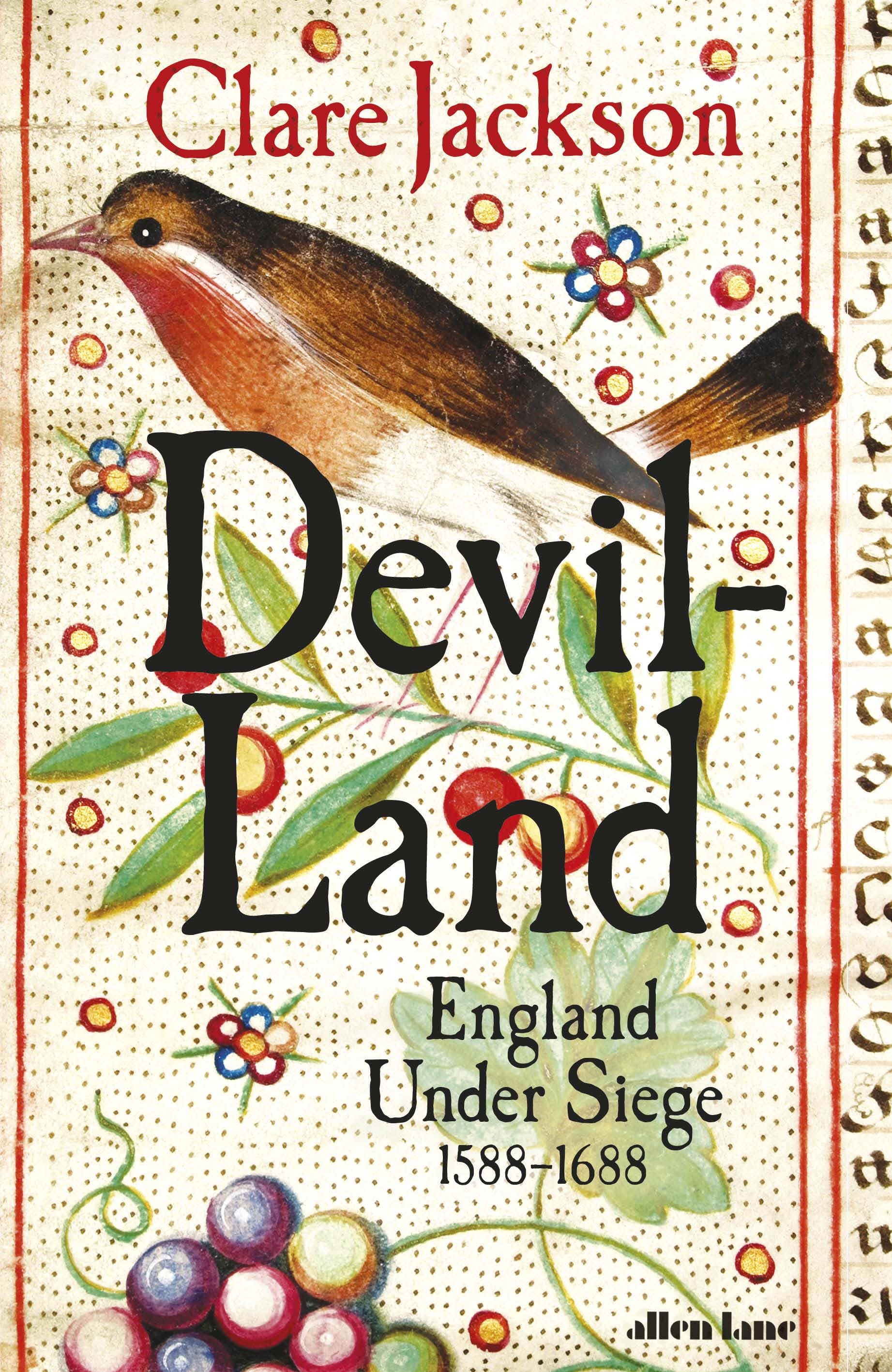 Front cover of Clare Jackson's book Devil-land, published by Allen Lane