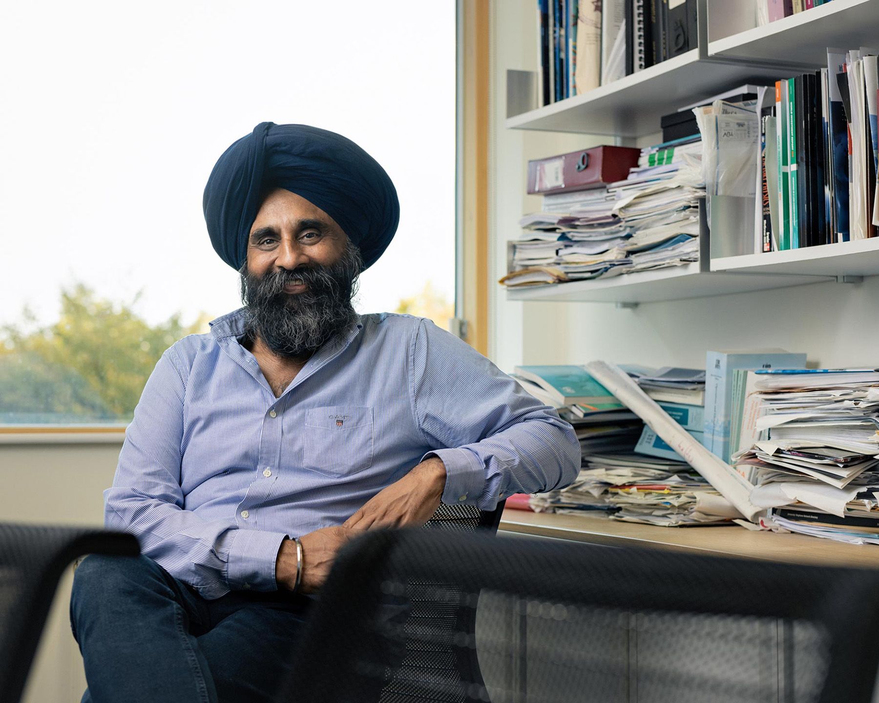 Jag Srai in his office