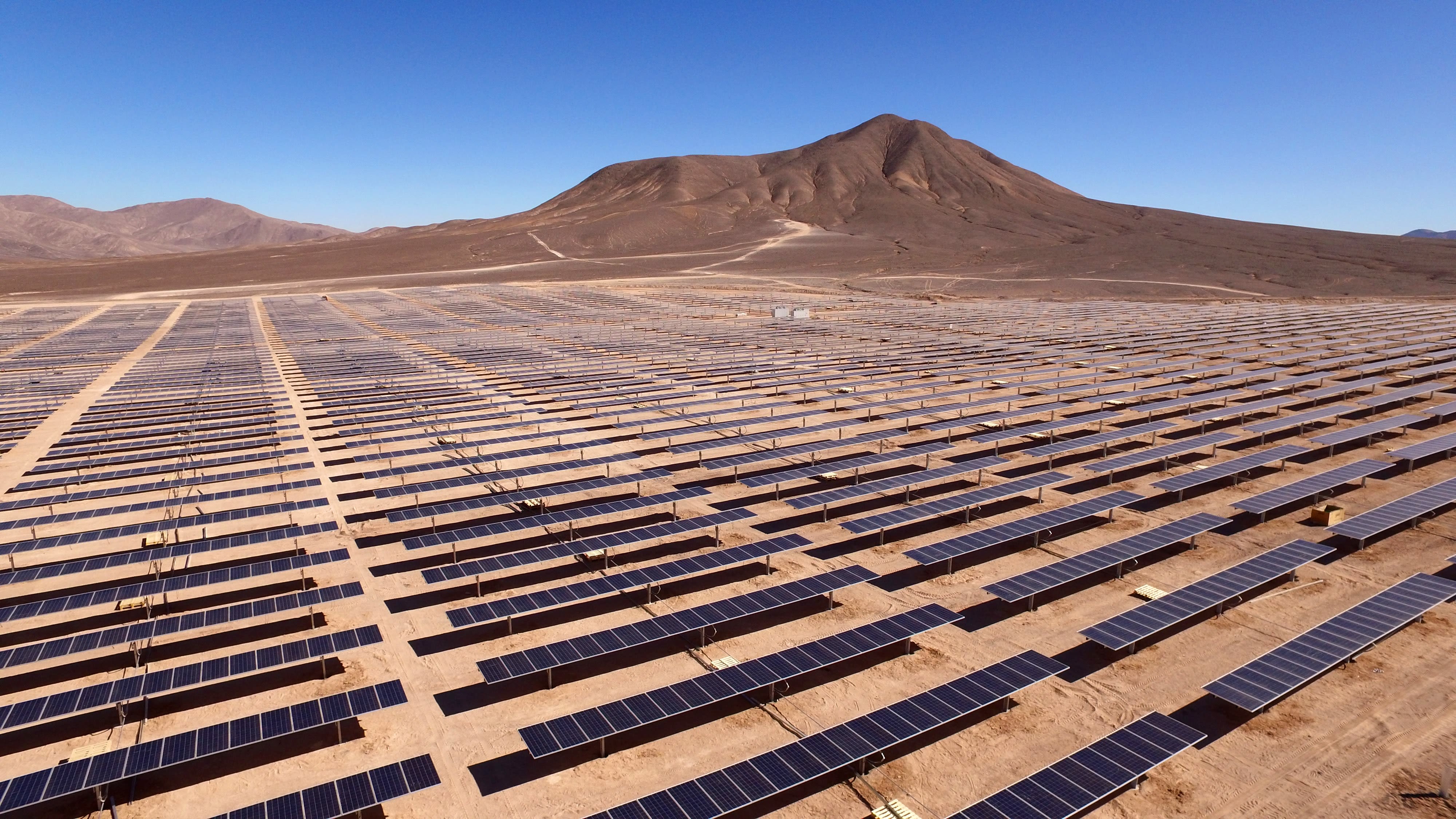 landscape photography of blue solar panels