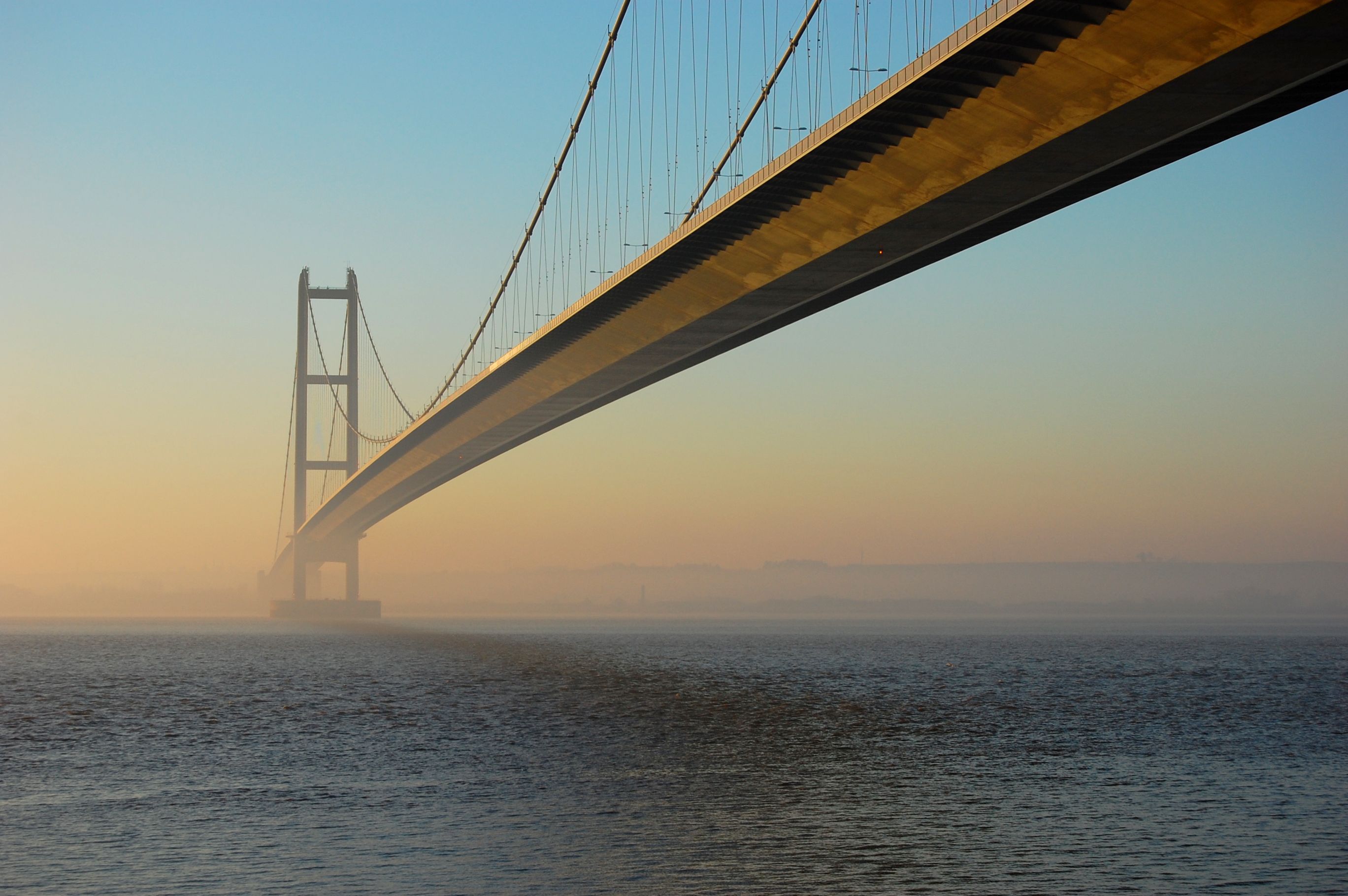 Humber Bridge at twilight